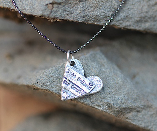 Show the Love She Believed She Could Necklace