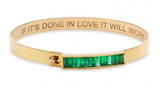 Amrit Emerald Bangle