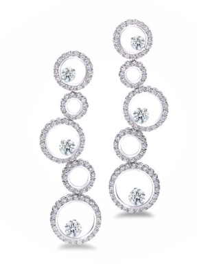 Forevermark Bubble Five Station Earrings