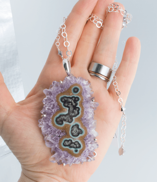 Amy Zane Amethyst Stalactite necklace