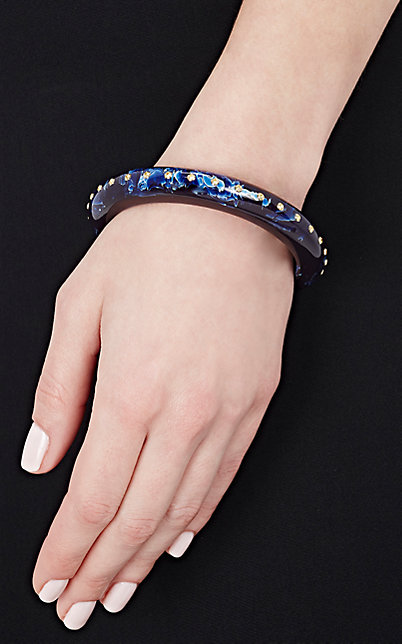 Mark Davis Sapphire and Bakelite Bangle