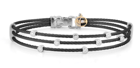 Alor Noir three strand bracelet