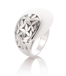 Breuning Corian and Silver ring