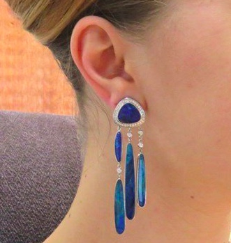 Jorge Adeler Opal drop earrings