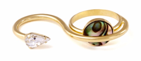 Lady Grey Torsion Ring