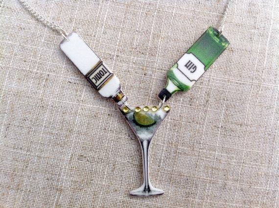 Gin and Tonic necklace
