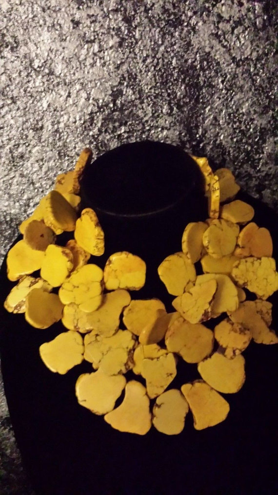 yellow-slab-turquoise-necklace